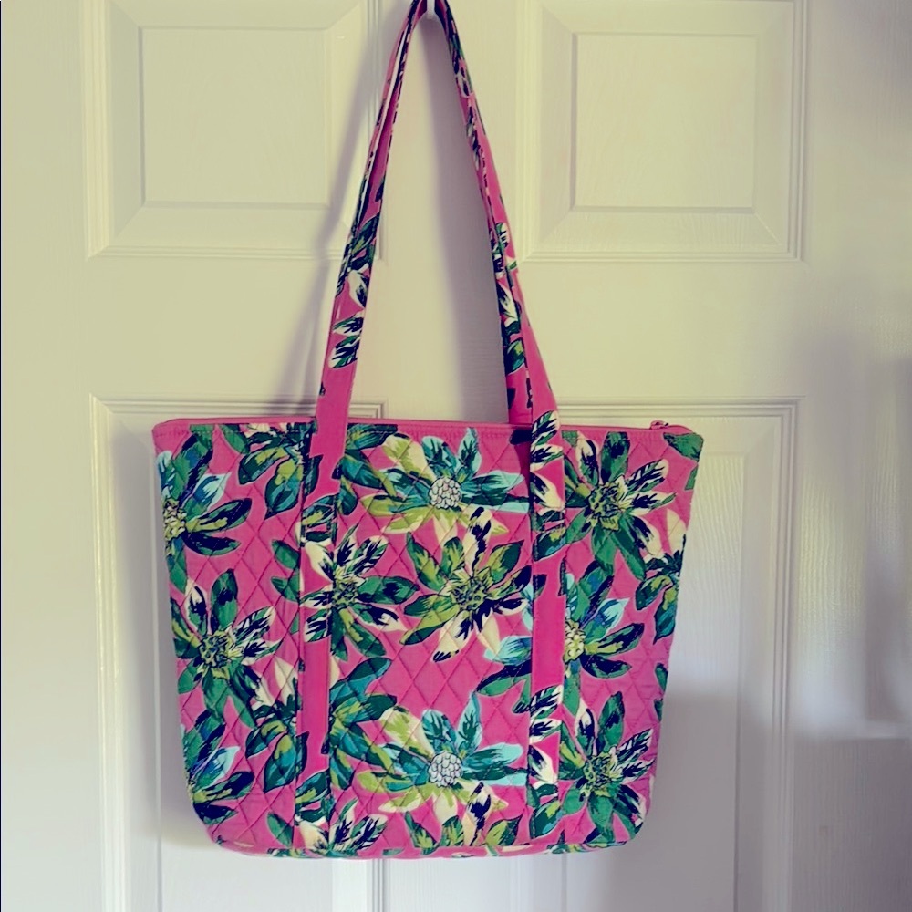Floral Pink Tote Bag - Picture 7 of 12
